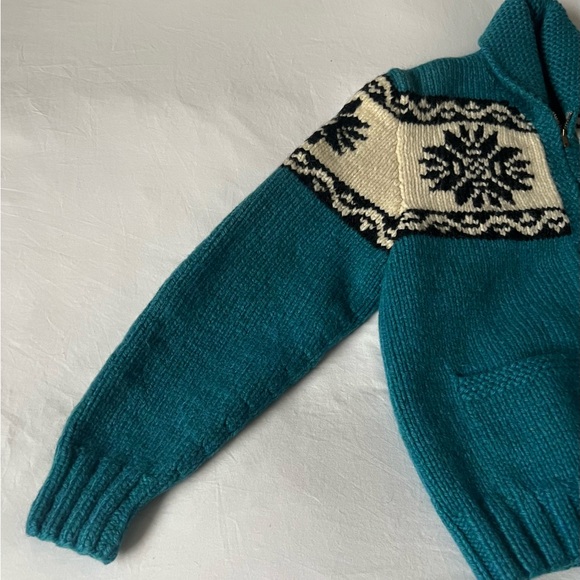 Vintage Wool 1960’s Cowichan Sweater women’s M/L - Picture 3 of 11